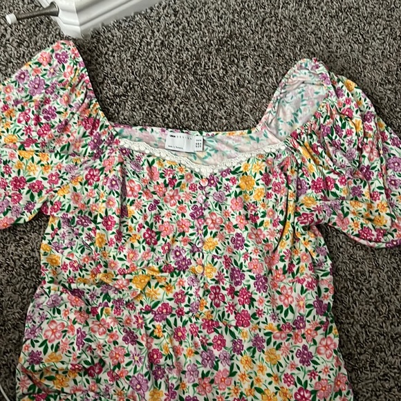 Like NWOT Floral ASOS Curve dress - Picture 1 of 8